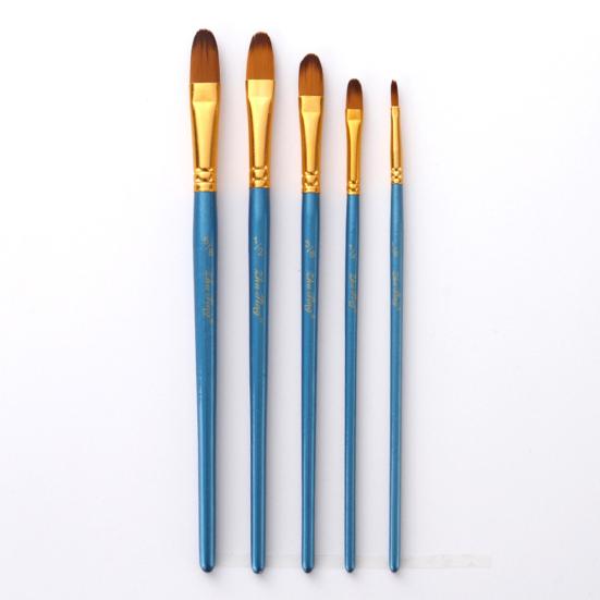5Pcs Professional Artist Nylon Paint Brush for Acrylic Watercolor Oil Painting