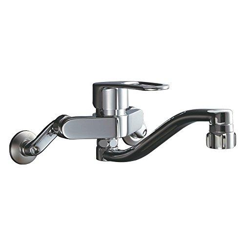 LIXIL INAX RSF-863YB Single-Lever Kitchen Mixer Faucet with Eco Handle, 220mm Spot Fine Shower, Upward Spout, and Kitchen Shower