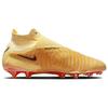 Nike Tênis Unissex Phantom GX Elite Gripknit DF FG SE Pacote Blaze Laranja Citron-Tint Vinho-Crush FD3070-860