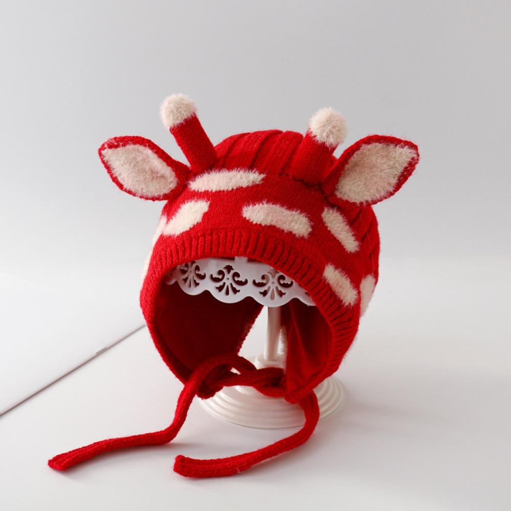 Katoenen Cartoon Babyhoed Winddichte Meisjes Oorbescherming Cap Modieuze Baby Cap Winter