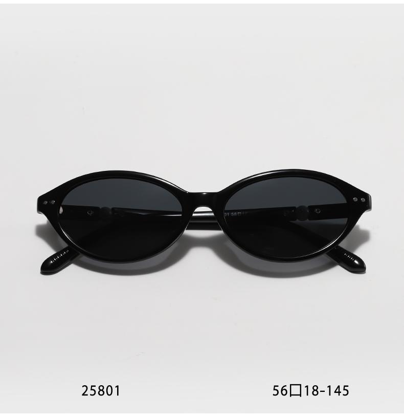 Fashionable 2026 Retro Style Sunglasses, Customized Logo High-end Style Sunglasses for Men and Women Fashion Sunglasses&TAC&TR90 чёрный