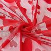 Runner da Tavola a Forma di Cuore in Pizzo per San Valentino Runner da Tavola Rosso Copertura per Anniversario Matrimonio Tappetini per Tavolo da Cucina e Sala da Pranzo