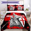 3pcs Knights Templar1 Pattern Bedding Set Duvet Cover Set Includes Duvet Cover &pillowcases, Perfect All Season Bedroom Decoration & Gift