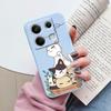 Case For Redmi Note 13 Pro 4G 5G Cute Heart Flower Back Cover Soft Silicone Matte Protective Fundas For Redmi Note13 Pro Bumper