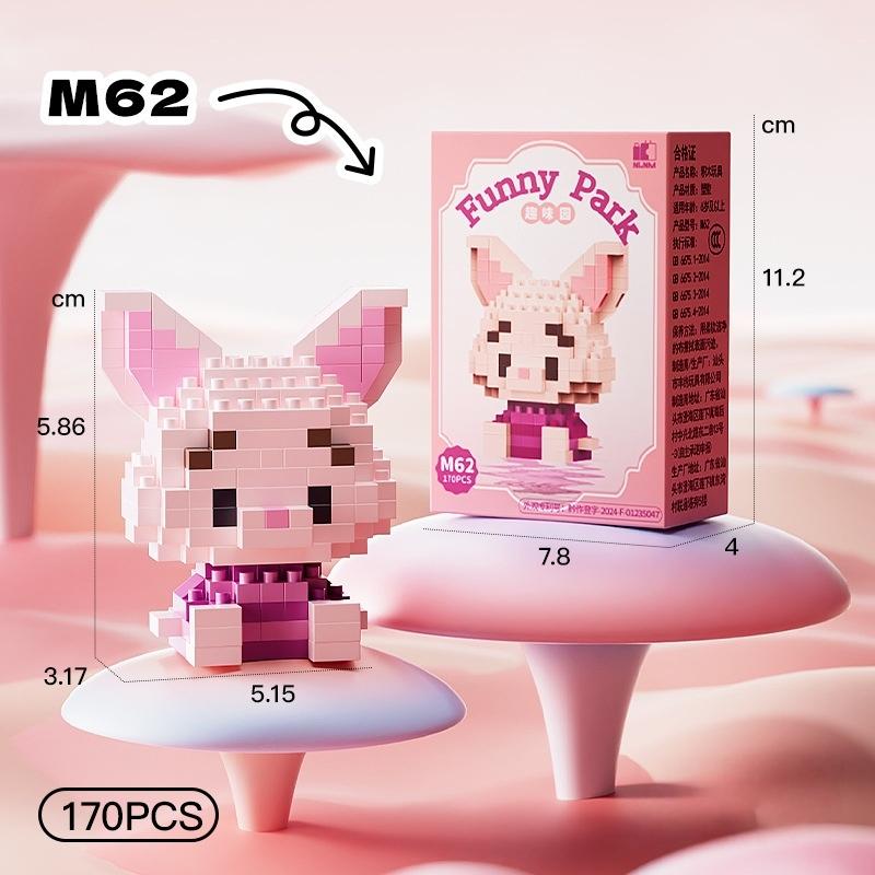 Assembly Model Building Blocks, Doll Toys Are Suitable Educational Diy Games, Cartoon Anime Games, Back-To-School Learning