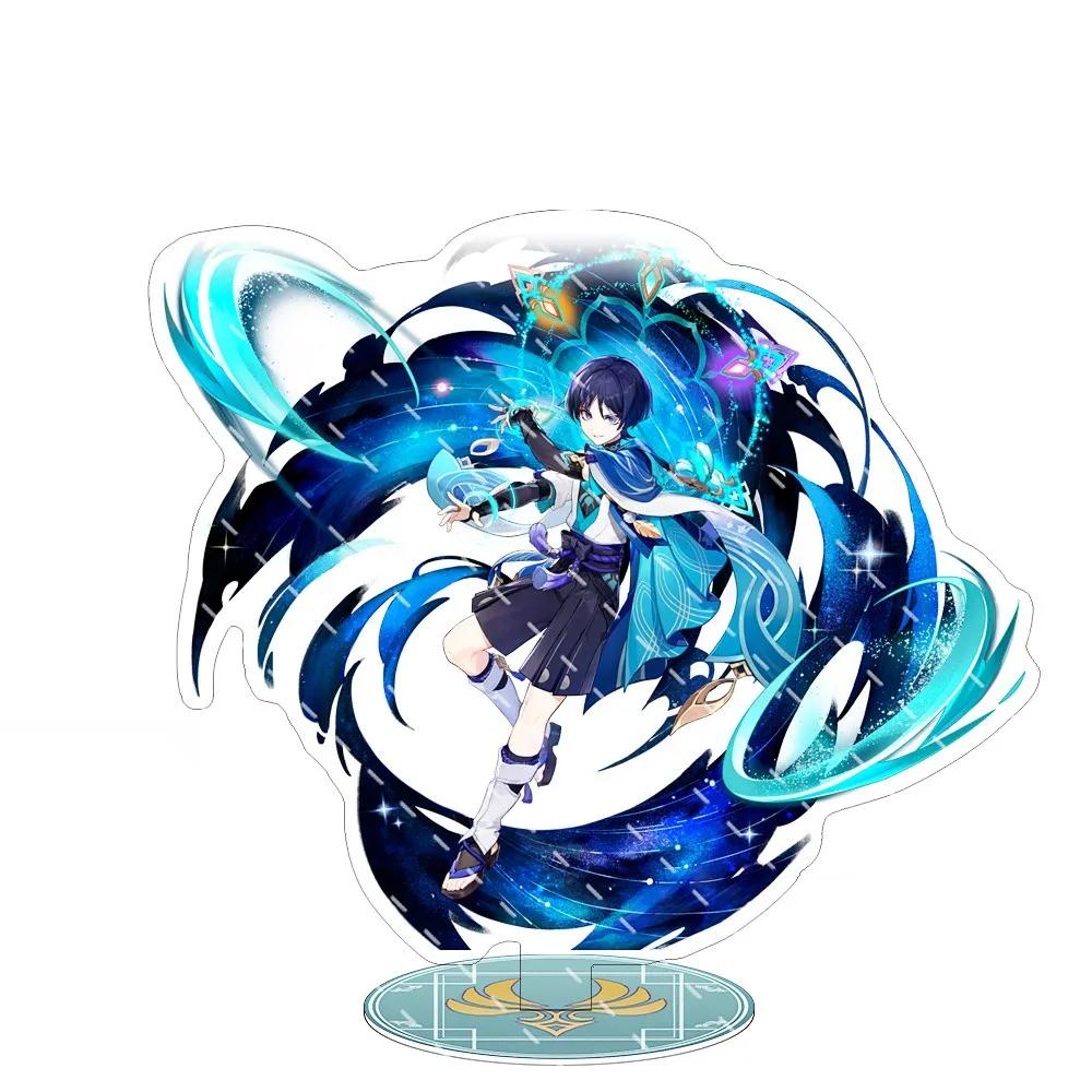 Anime Wanderer Faruzan Cyno Nahida Acrylic Stand Keychain Vertical Creative Desktop Ornament Game Accessories