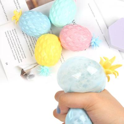 1/4Pcs Pineapple Squeeze Toy Anxiety Relief Pineapple Stress Toy Hand Exercise Relaxation Fruit Sensory Fidget Toy Party Favors
