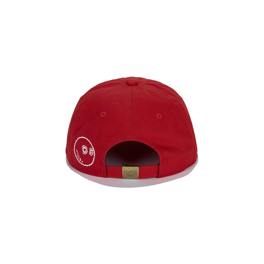 MALBON GOLF Malbon Logo Artwork Ball Cap Red