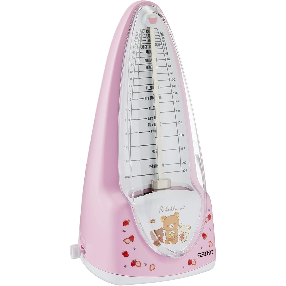 SEIKO Rilakkuma Pendulum Metronome, Cherry Pink, SPM370RKC2