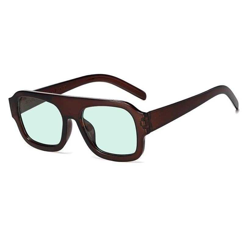 

Oversized Rectangle Hip Hop Sun Glasses for For Ladies Stylish Vintage For Gents Vintage Traveling Trend Style Shades Eye Glasses UV400 only 1pcs sunglasses