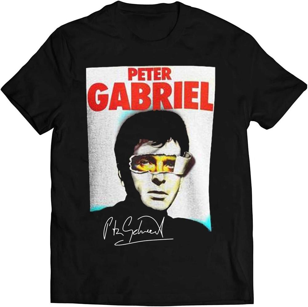 Peter Gabriel Signature T-shirt Unisex Heren Alle Maten S tot 5XL