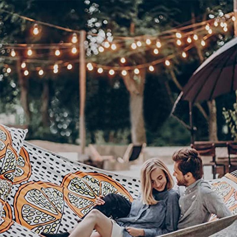 Solar LED S14 String Lights - Choose 12, 15, or 20 Lights - Fine Wire, Flat Head Plastic Bulbs, Outdoor Waterproof Decoration.