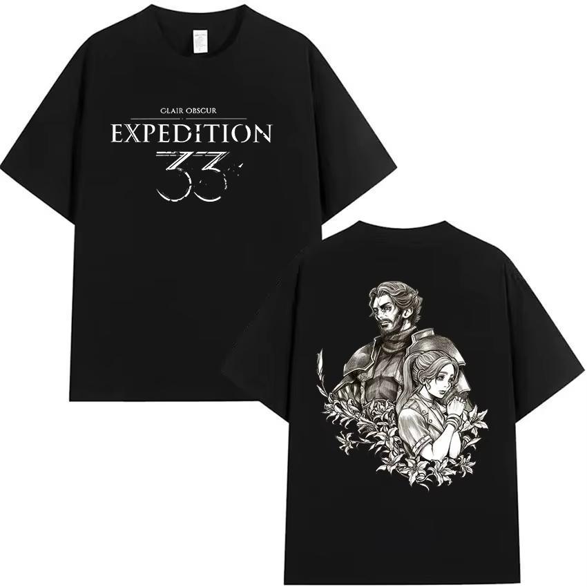 

Esquie Game Clair Obscure Expedition 33 Printed Tshirt 2026Summer Men Women Classic Role Playing Cotton Tshirt Street Wear Y2K M