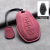 Étui de Protection en Cuir pour Clé de Voiture à 4 Boutons pour Chery Jetour Traveller 2024 2023 Coque de Clé Auto Porte-Clés