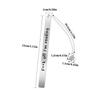 Stylish Stainless Steel Page Clips Inspirational Page-Marker Funny Bookmarks Engraved Metal Bookmarks Creative Accessory