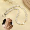 Elegant Star Heart Imitation Pearl Choker Necklace For Women Beaded Chain For Bridal Party Daily Wear Jewelry Beach Accessory