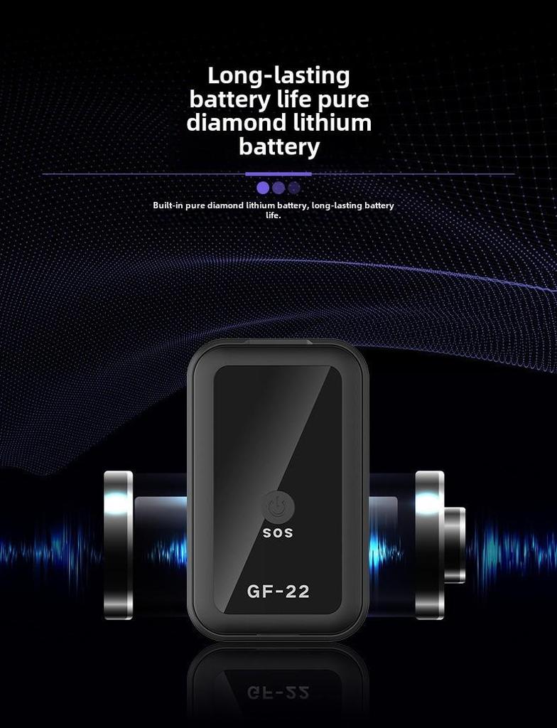 GF22 Drahtloser GPS-Tracker für Autos, ältere Menschen, Haustiere, GF07