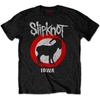Slipknot T-Shirt Iowa Ziege Bandlogo neu Offiziell Herren Schwarz