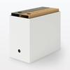 MUJI Recycled Polypropylene File Standard White 15cm W X 32cm D X 24cm 83904371 Box, Type, Wide, Gray, Approx. H,