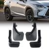 Splash Guards Mud Flap Car Mud Flaps Black Wheel Fender Mudflaps for Lexus RX RX200t RX300 RX350 RX350L F-sport RX450h 2016-