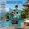 Custom Name Morant Team Spirit Beach Towel Microfiber Beach Towel, Lightweight and Quick-Dry, for Summer Travel, Swimming Pool Gift