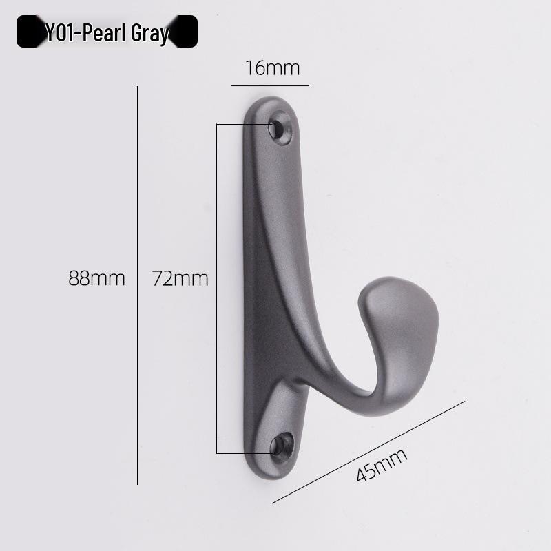 Nordic Black Wall-Mounted Shoe Cabinet with Coat and Hat Hooks
