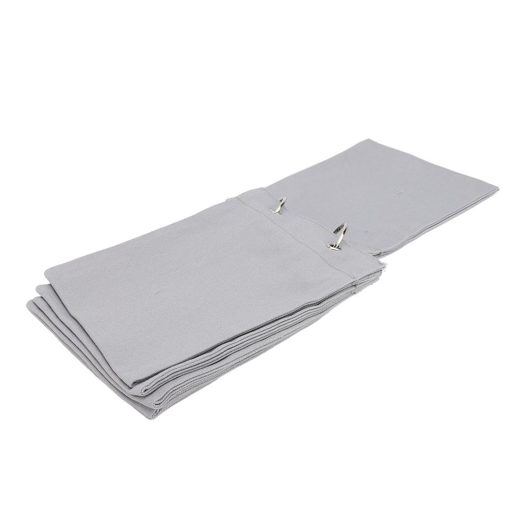 Blank Fabric Sketchbook 12 Pages Linen Folding Portable Travel Journal Fabric Planner Notebook