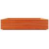 Plant Pot Wax Brown 110 X 110 X 26.5 Cm Solid Pine Wood