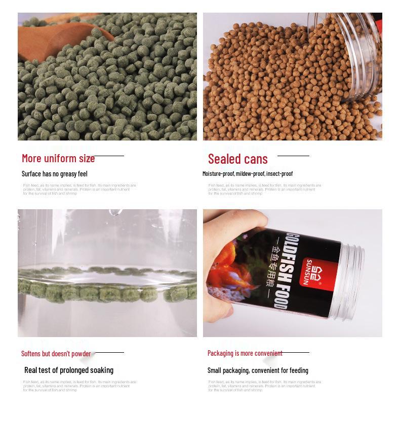 Color Enhancing Fish Food for Koi, Goldfish, and Tropical Ornamental Fish