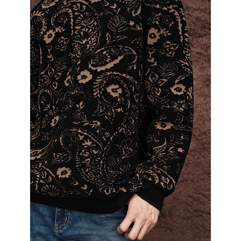GXG Men's Floral Print Casual Sweater