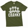 Men's Funny Mechanic Tee Cranky Shirt Car Engine Tee Dad Tee Mechanics Shirt Unisex T-Shirt