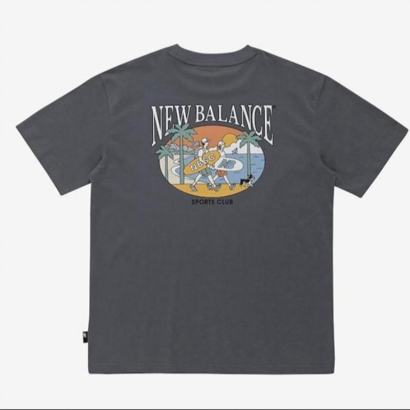 New Balance Nb Boy Wave Club Sunset Short Sleeve Tee