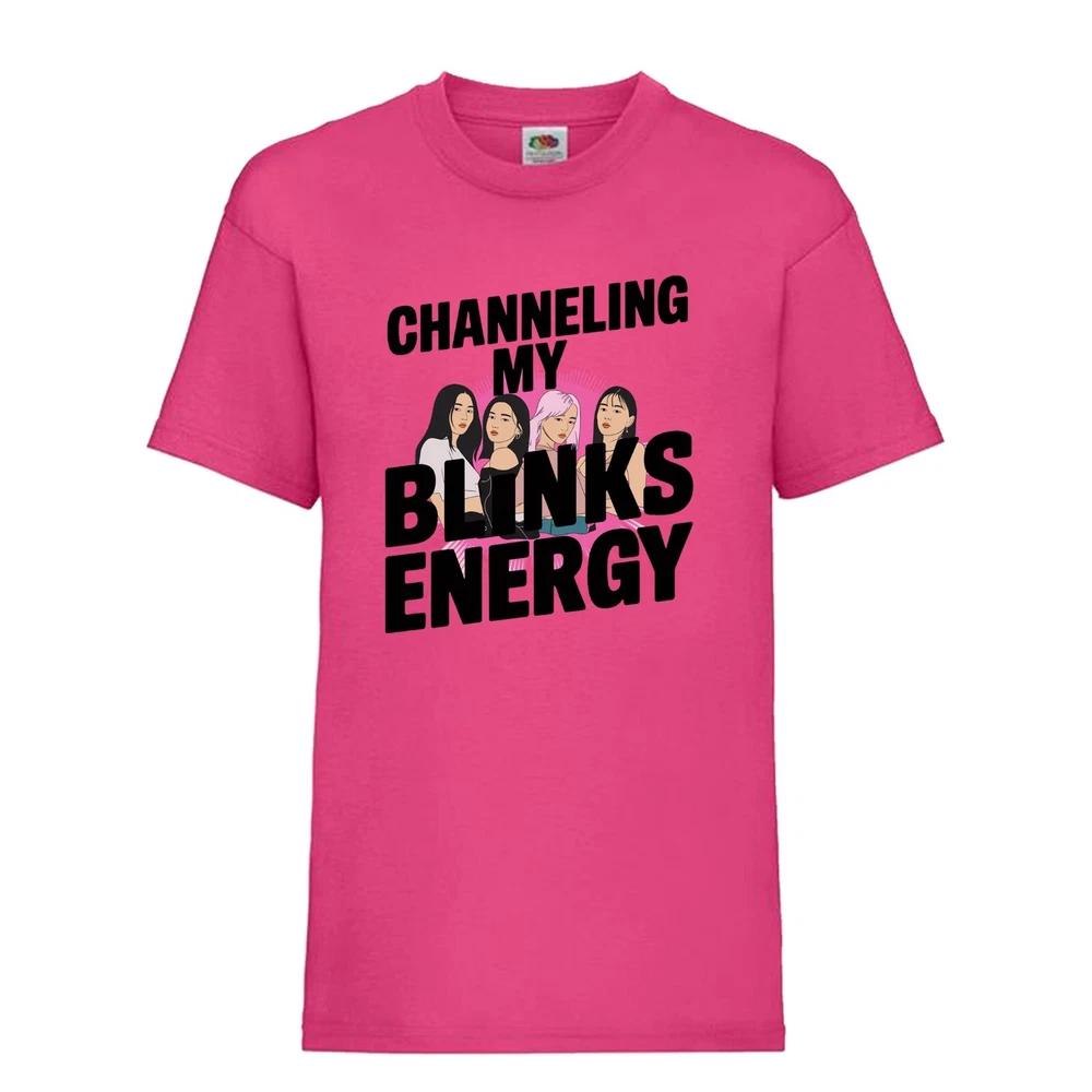 Adults Unisex Tshirt Chanelling my blinks energy T KPop Singer Graphic Tee S