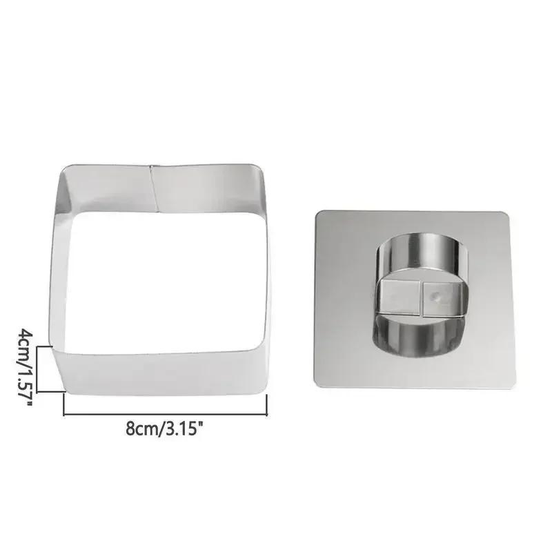 Neue Form für Salat Backform Diy Backformen Werkzeuge Cupcake Form Salat Dessert Sterben Mousse Ring Kuchen Käse Werkzeug Edelstahl