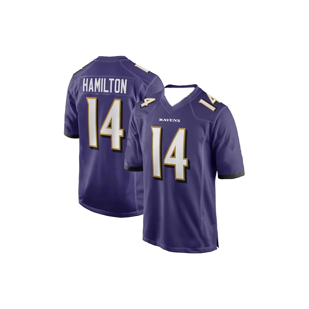 25-26 American Football Jersey Unisex, Quick Dry Breathable Training Sports T-shirt, Plus Size Athletic Top For Men Women