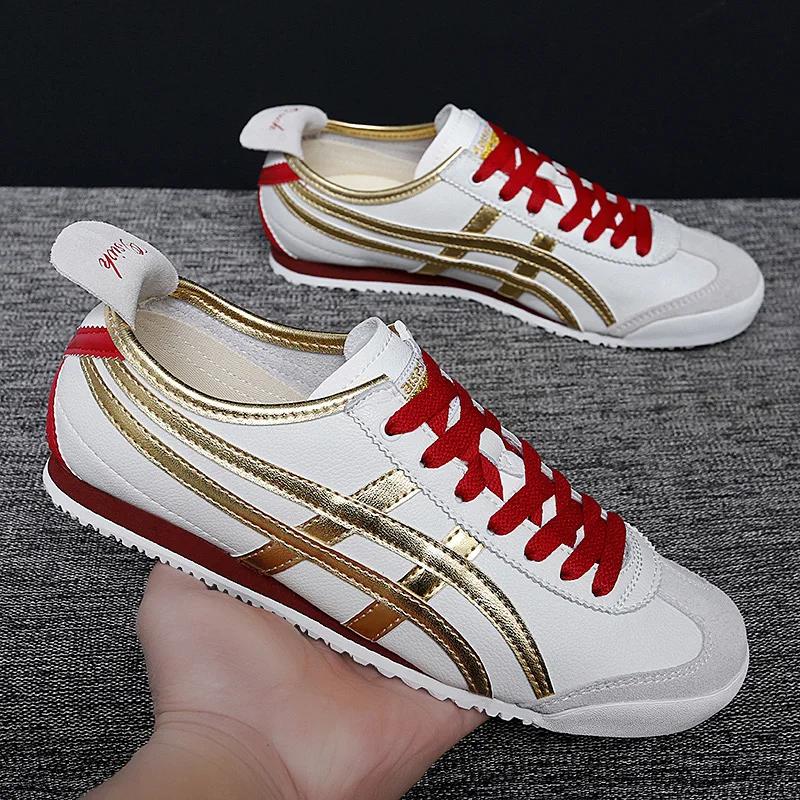 

Парный стиль Унисекс Кроссовки Горячая распродажа Натуральная кожа Четыре сезона Классические Повседневные Парные кроссовки 2025 Лето Дышащие Сезо 41