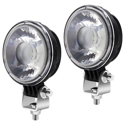 Biqing Motorrad Scheinwerfer Cob LED Fahrlicht Super Helles Weißes Nebellicht 18W Off-Road