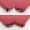 HERMES Azap Silk in Long Purse Red Epsom Women Used