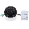 85mm Oil Pressure Water Temperature VOLT Fuel Gauge With Flashing Alarm Light 0-190/240-33ohm 4 In 1 Meter For Car Boat 12/24V