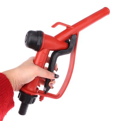 1Pc Pistola ugello carburante manuale in plastica per impieghi gravosi con ugello dritto a gancio - Ugello diesel e benzina Flusso massimo 45L/M
