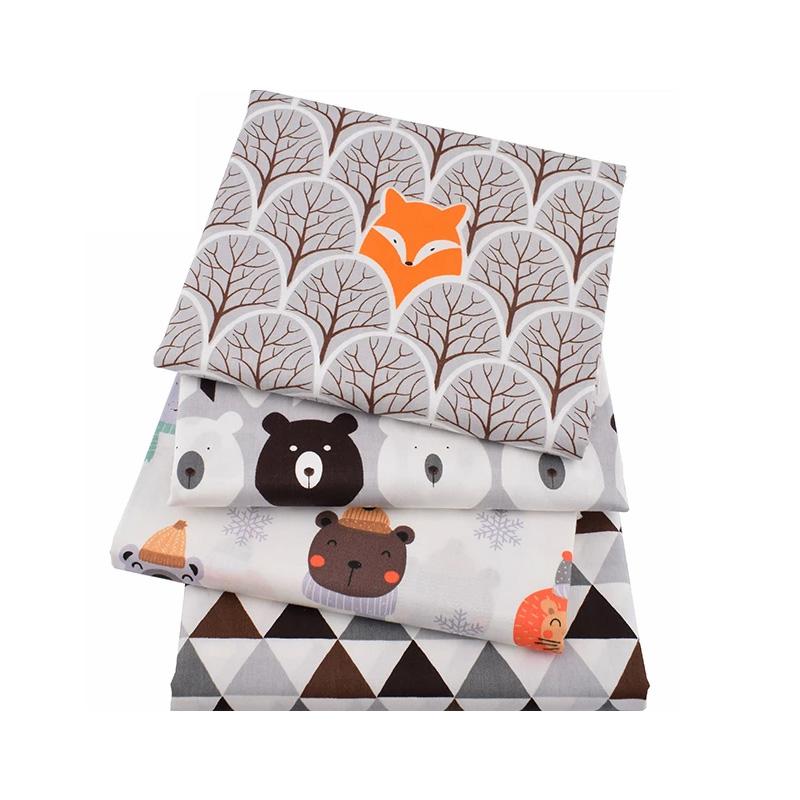 6/7/8 szt. Tkanina patchworkowa 25x25cm Splot skośny DIY Drukowana 40x50cm Tkanina bawełniana Materiał do pikowania i szycia Zestaw