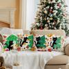 Christmas Tree Cat Cushions Pillowcase Polyester Cushion Cover Throw Pillow Pillowcover Home Car Sofa Decor