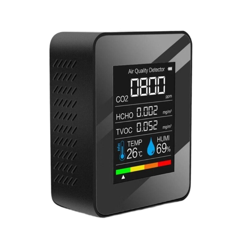 Smart HCHO CO2 TVOC Tester Indoor Formaldehyde Monitors Home, School, Hotel,Office