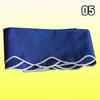 1M Retractable Patio Awning Replacement Fabric Windows Wavy Valance Durable Sunshade Canopy Cloth Waterproof Gray Beige Strips