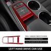 Real Soft Carbon Fiber Car Gear Navigation Control LHD RHD Sticker For Lexus RC300 RC350 RC200T 2015 2016 2017 Accessories