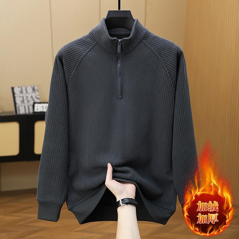 Hoodie Men s Winter Long Sleeve T-Shirt Loose Fit Casual M