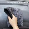 1/2/5 PCS 600 GSM Ultra-fine Fiber Car Wash Towel 15.75x15.75 Inches Coral Fleece Car Cleaning Towel Thickened Absorbent Dry Cloth Washing Cloth