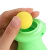 Plastic Interactive Cat Toy Ball Pea Shape Kitten Toys Launcher Pea Aerodynamic Launcher  Cats