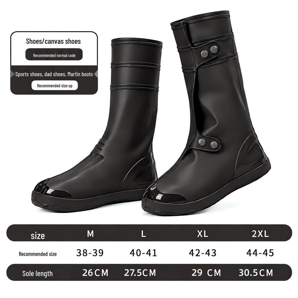 Chaka Waterproof Non-Slip Shoe Covers | Sandproof, Wear-Resistant, Reusable Desert Rain Protection for Adults