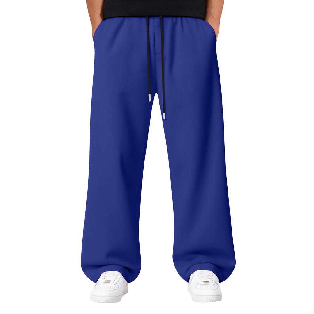 Men's Baggy Sweatpants Wide Leg Sweat Pants With Pockets